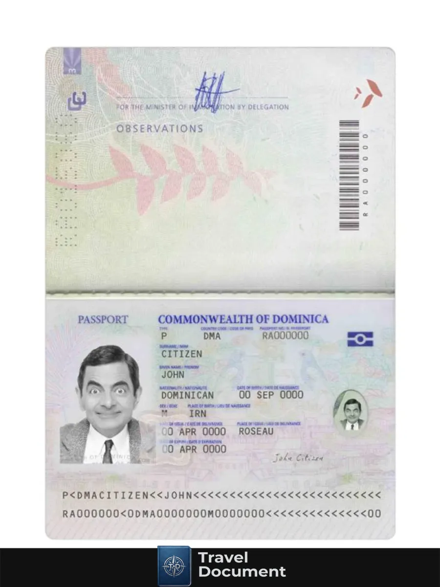 Dominica Passport 2021 Present — Passports