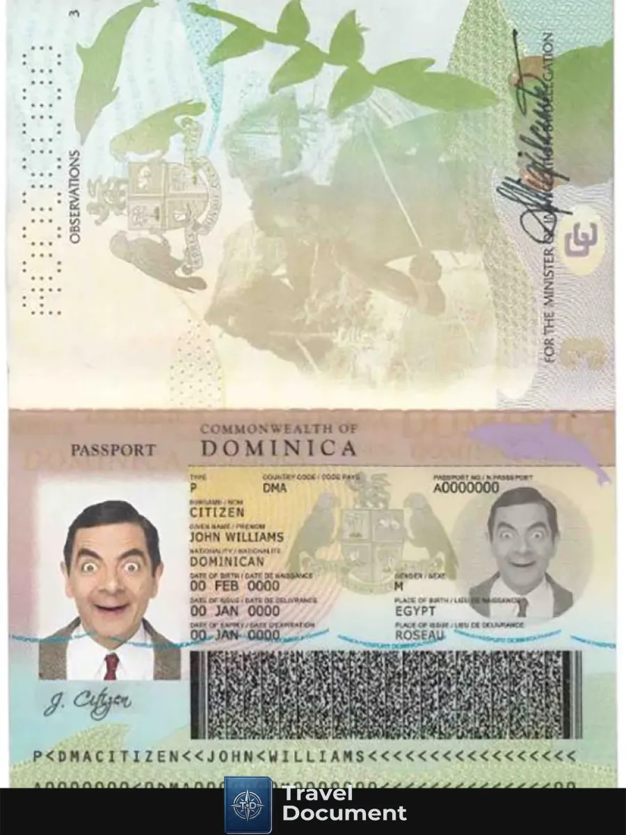 Dominica Passport — Passports