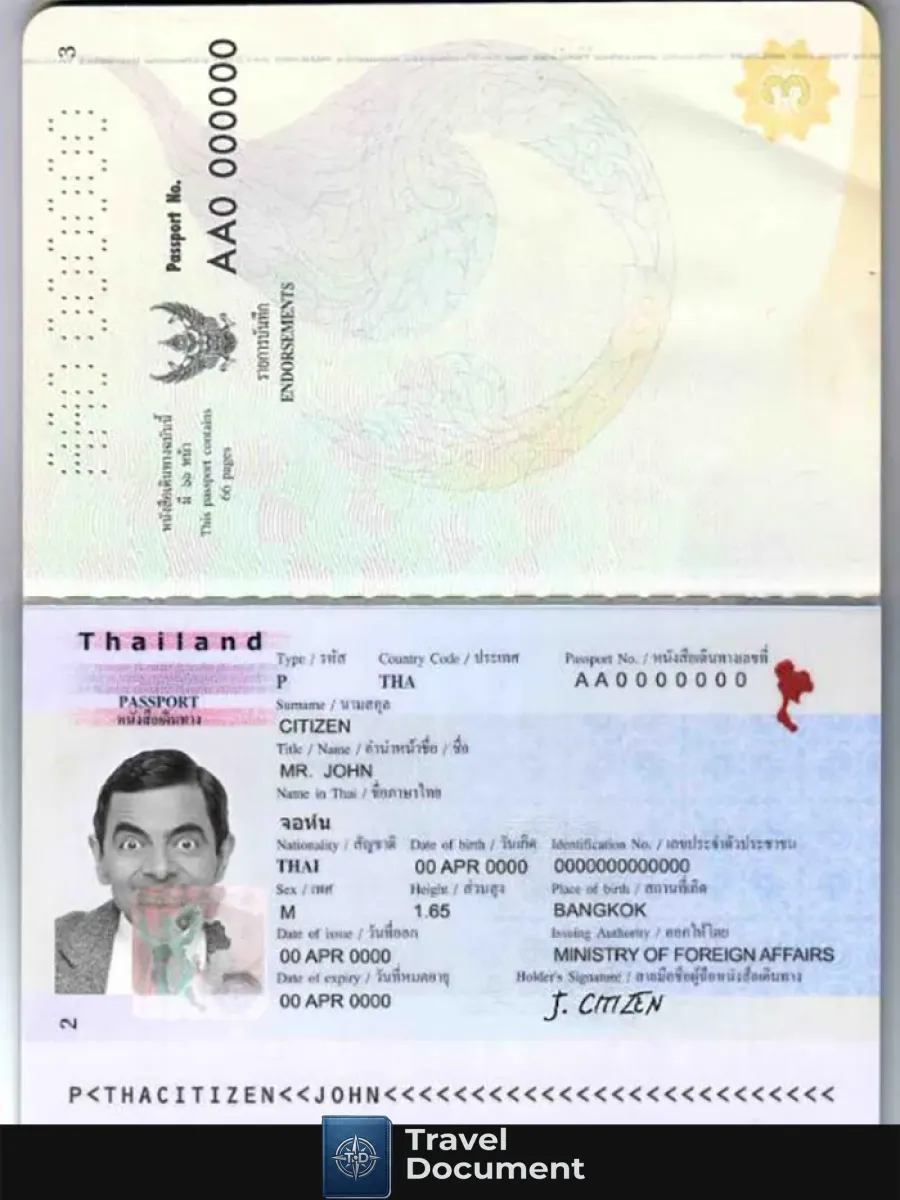 Thailand Passport — Passports