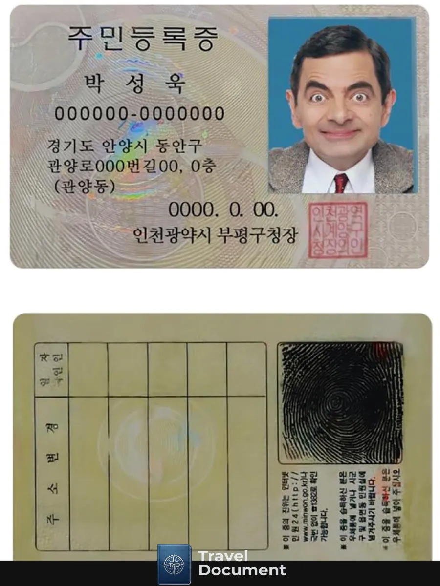 Korea Id — ID Cards