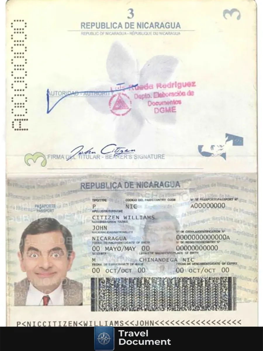 Nicaragua Passport — Passports