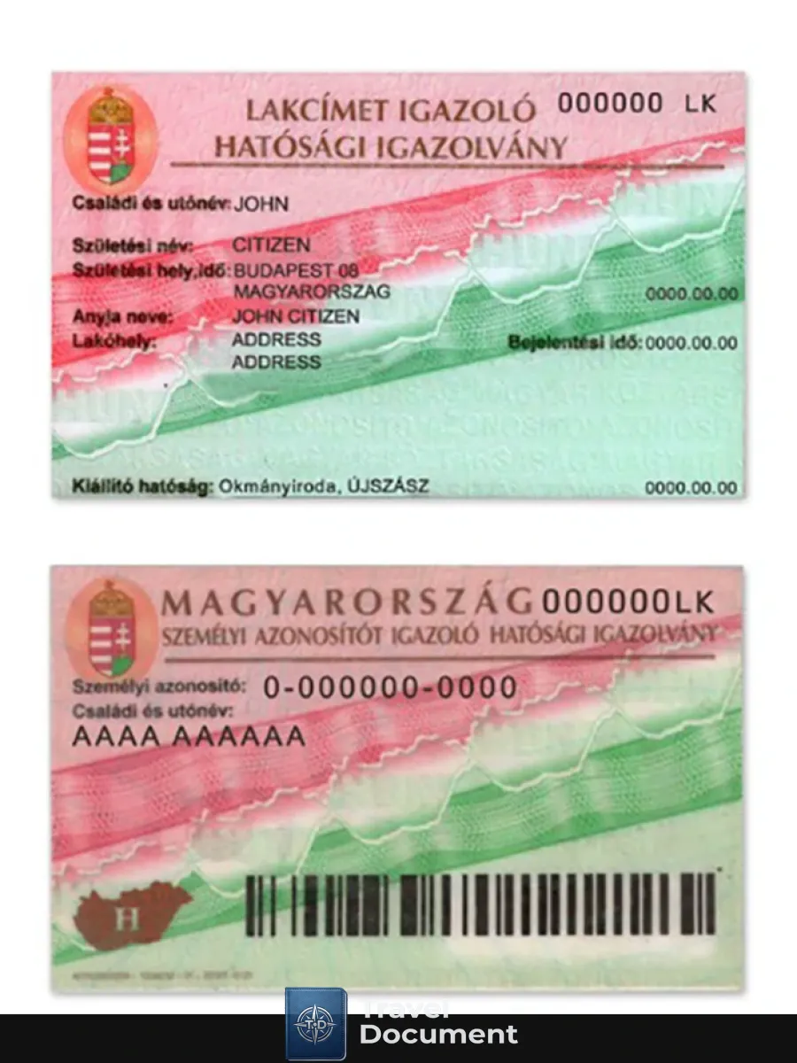 Hungary Certificate Proof Of Residence — Residence Permit