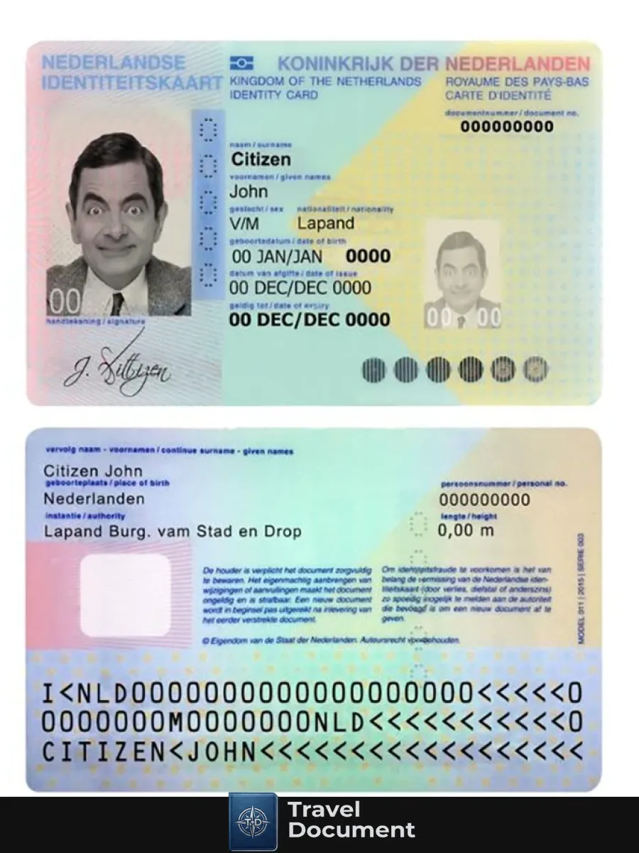 Netherlands Id — ID Cards