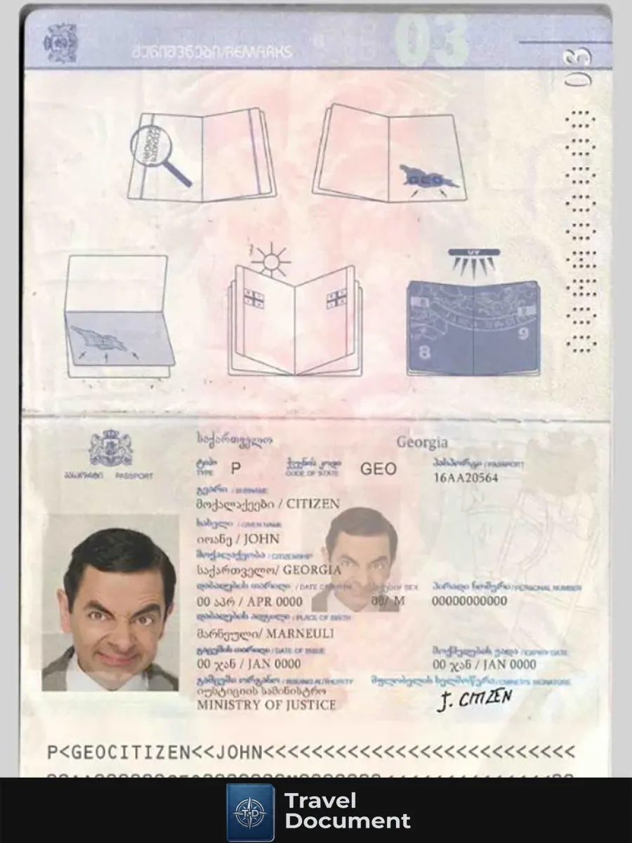 Georgia Passport — Passports