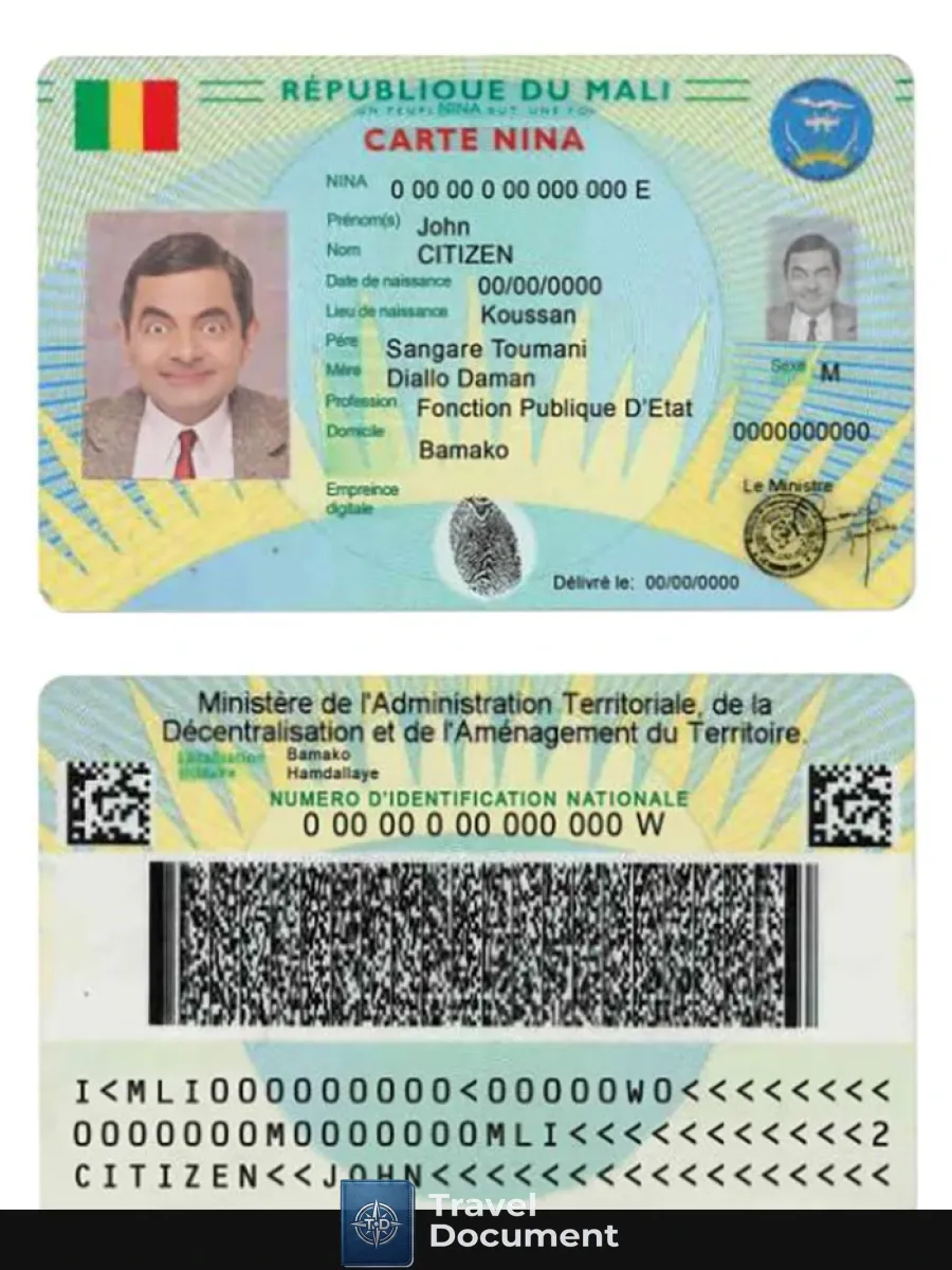 Mali Carte Nina — ID Cards