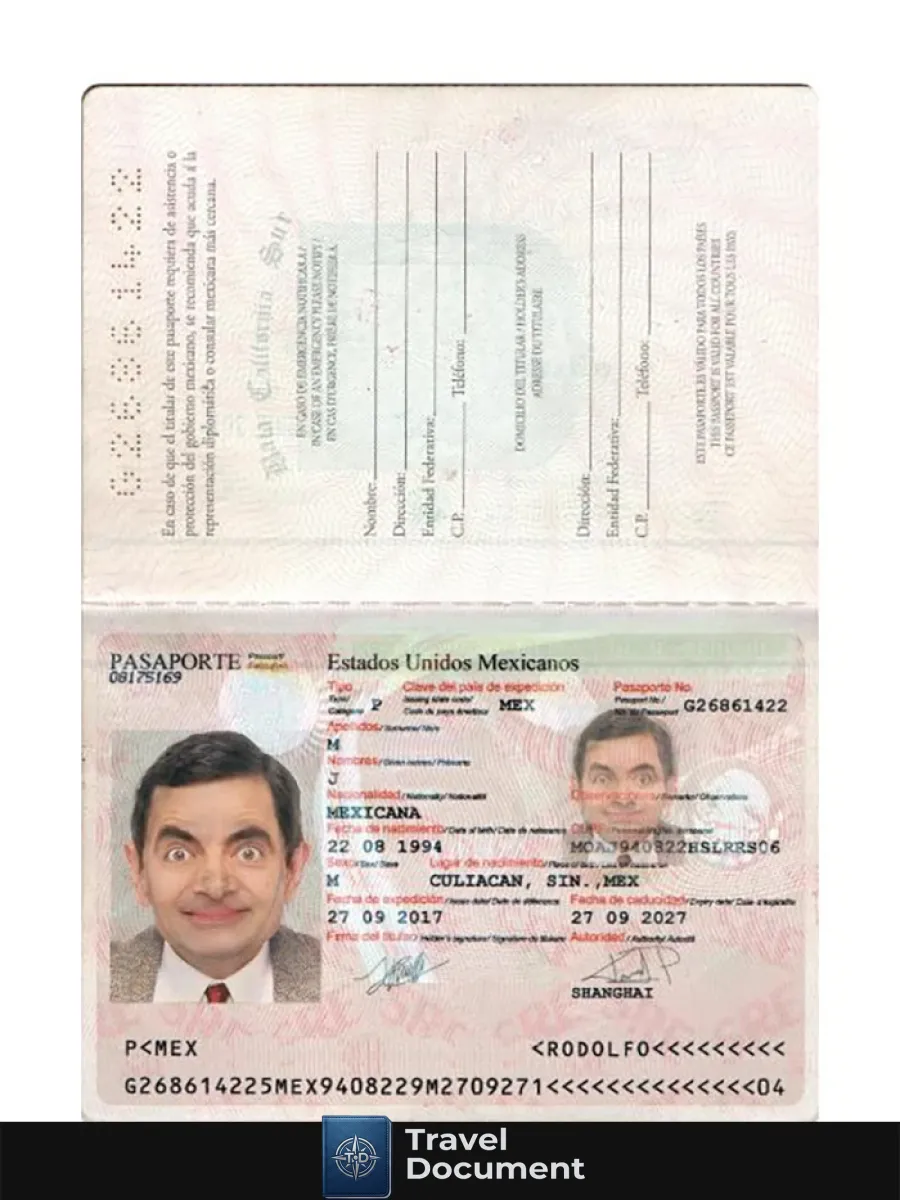 Mexico Passport 2017 Present — Passports