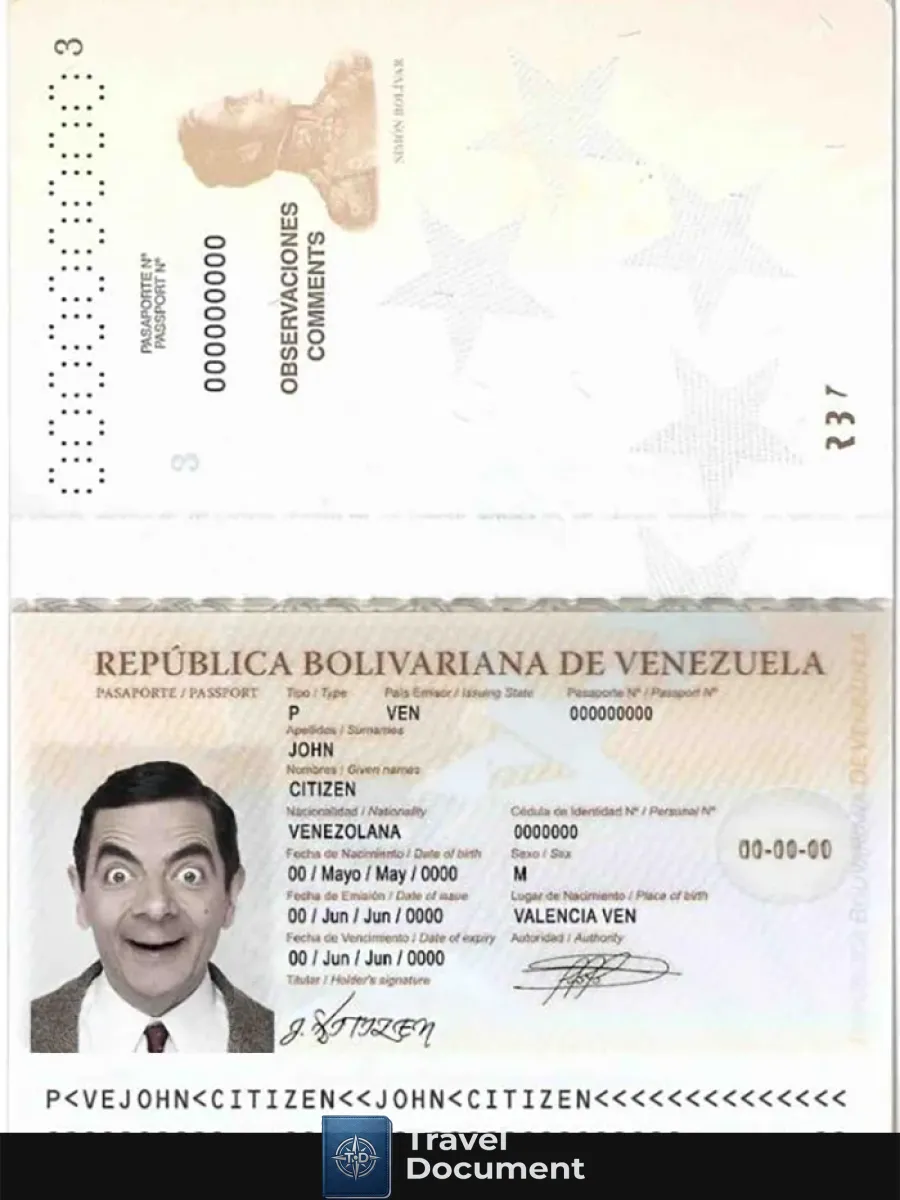 Venezuela Passport — Passports
