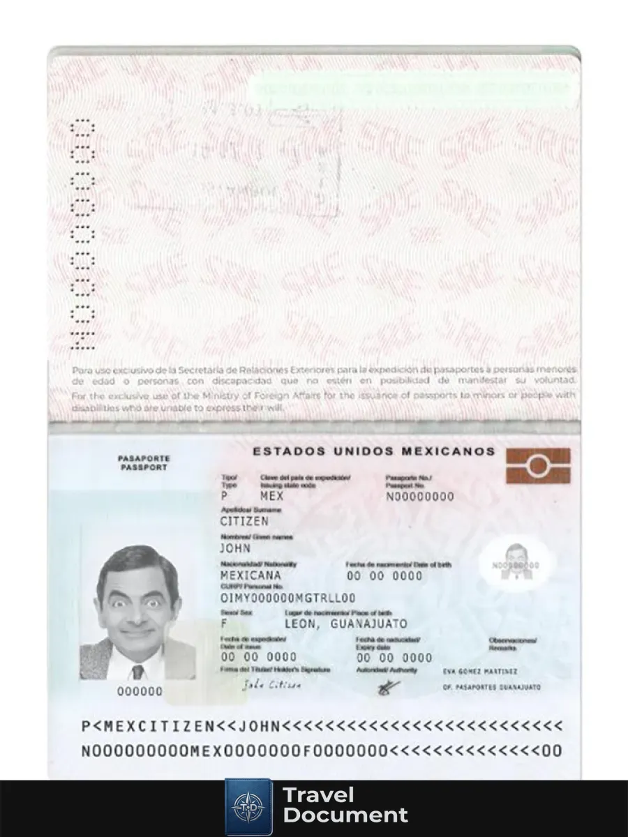Mexico Passport New 2022 Present — Passports