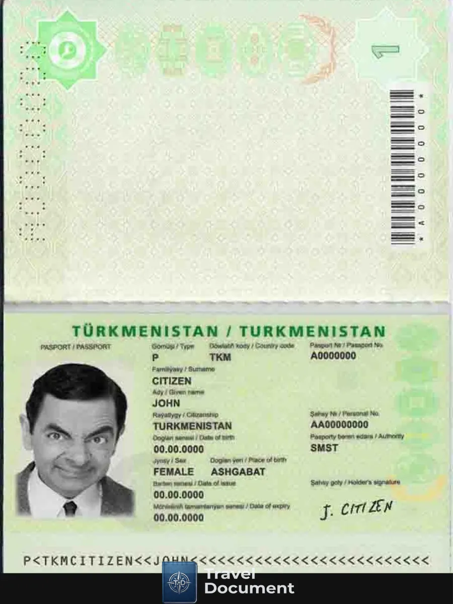 Turkmenistan Passport — Passports