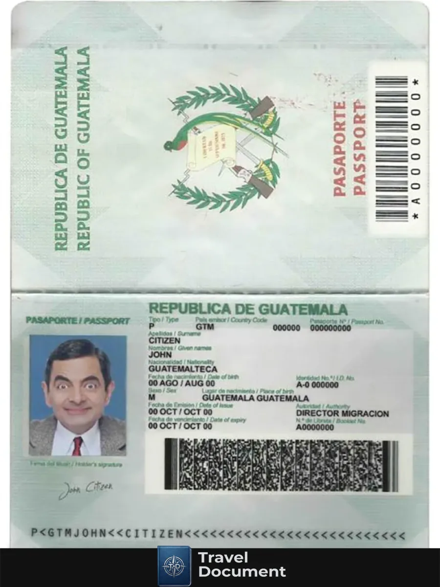 Guatemala Passport — Passports