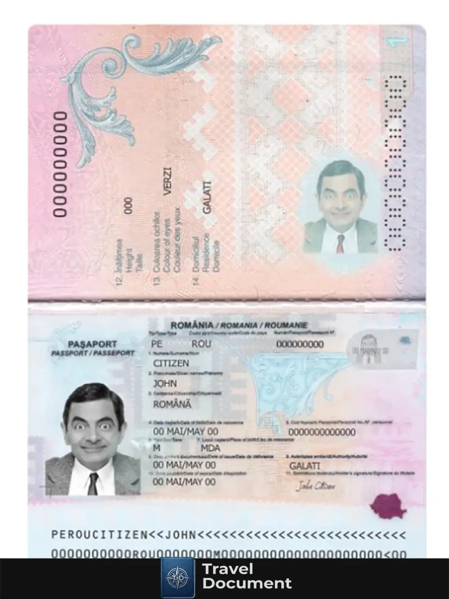 Romania Passport 2021 Present — Passports