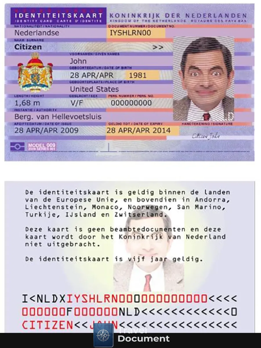 Netherland Id Version 2 — ID Cards