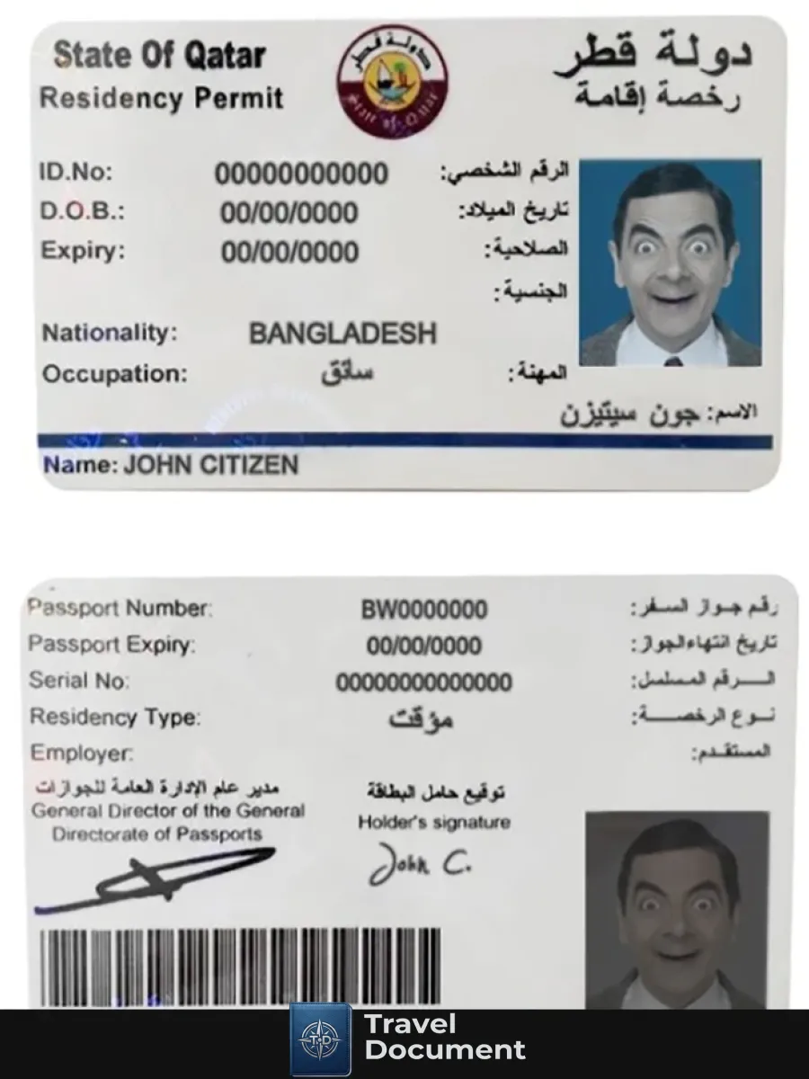 Qatar Residence Permit — Residence Permit