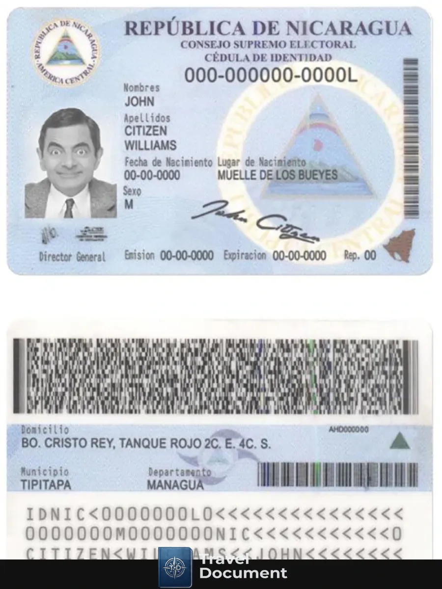 Nicaragua Identity — ID Cards