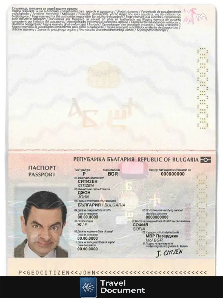 Bulgaria Passport — Passports