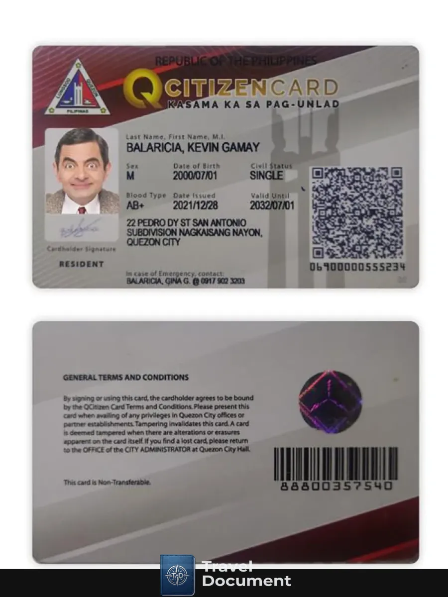 Pilippines Citizen Id Card