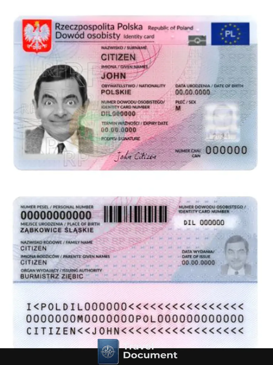 Poland Id Card 2023 Present — ID Cards