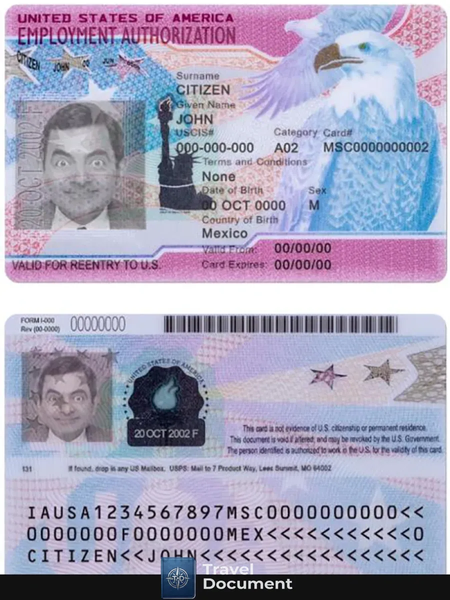 Usa Employment Authorization — ID Cards