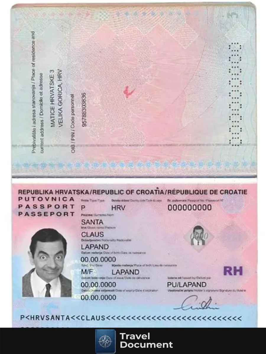 Croatia Passport — Passports