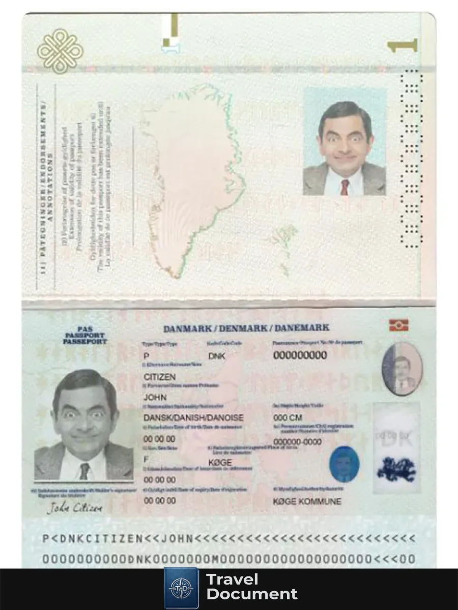 Denmark Passport 2022 Present — Passports