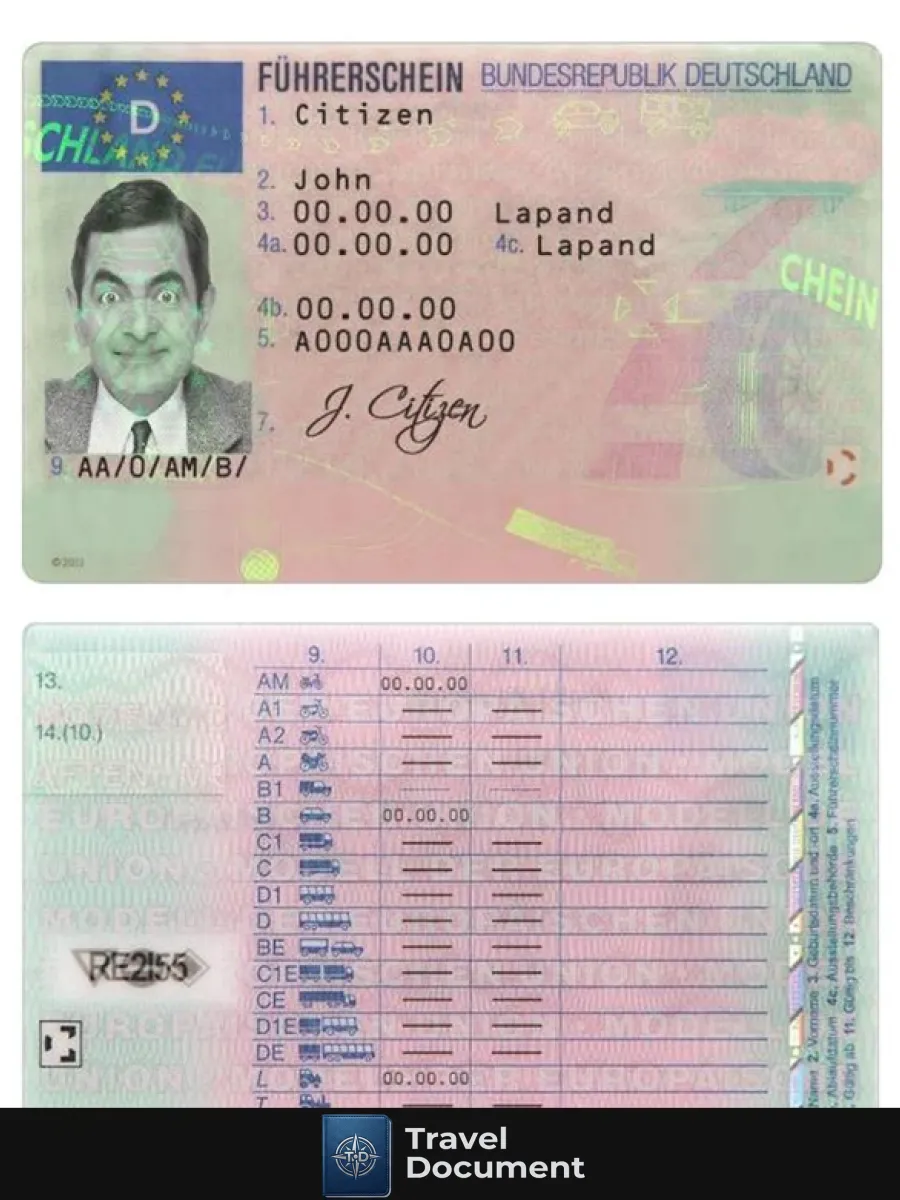 Germany Driving License — Driver License