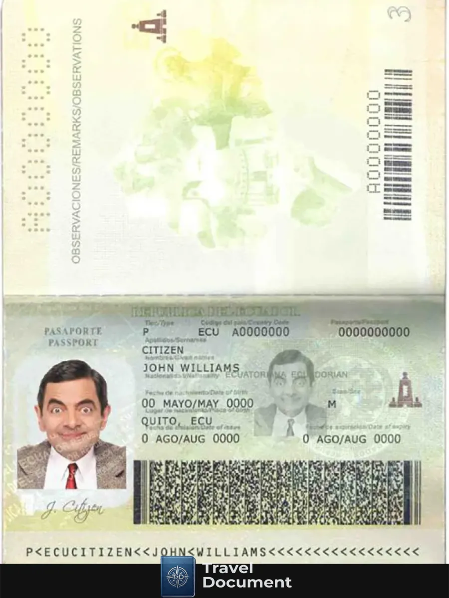 Ecuador Passport — Passports