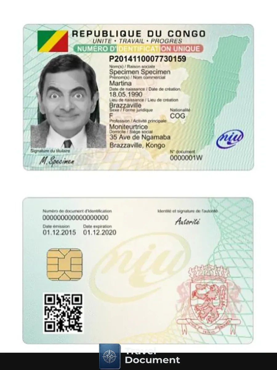 Congo Id Card — ID Cards