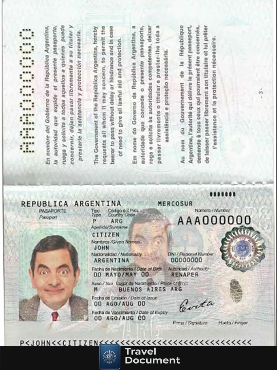 Argentina Passport