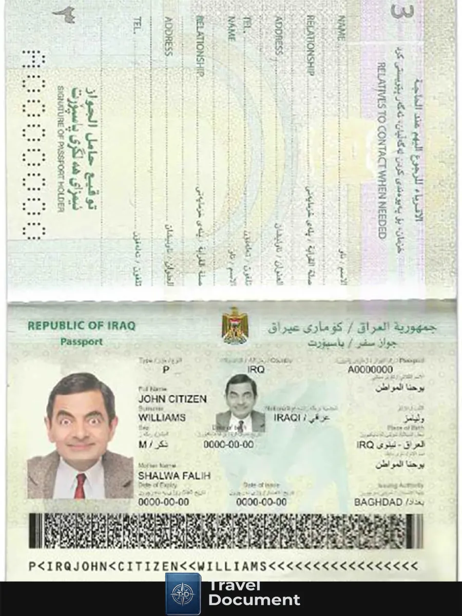 Iraq Passport — Passports