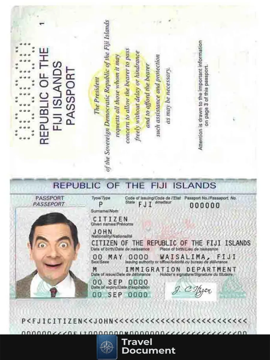 Fiji Passport — Passports