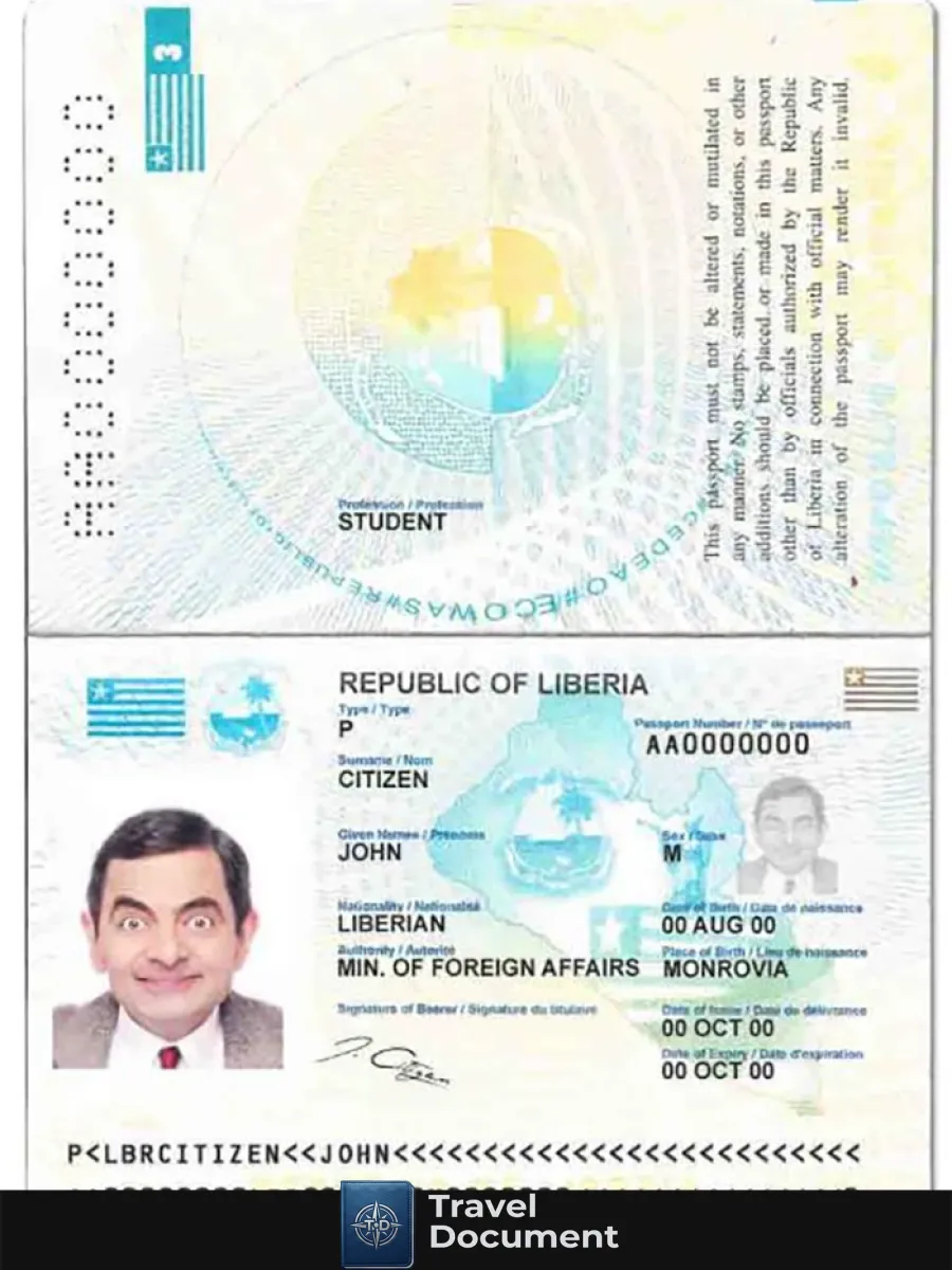 Liberia Passport — Passports