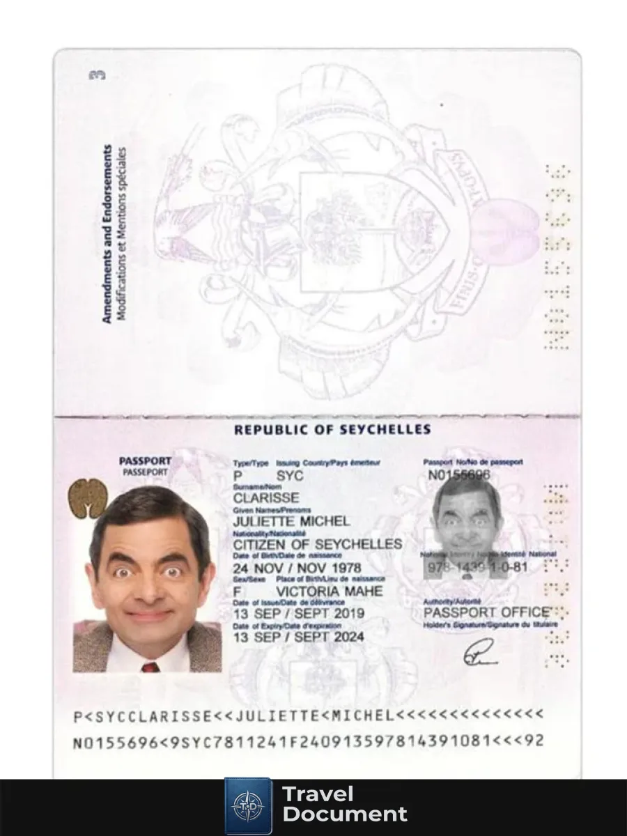 Seychelles Passport — Passports