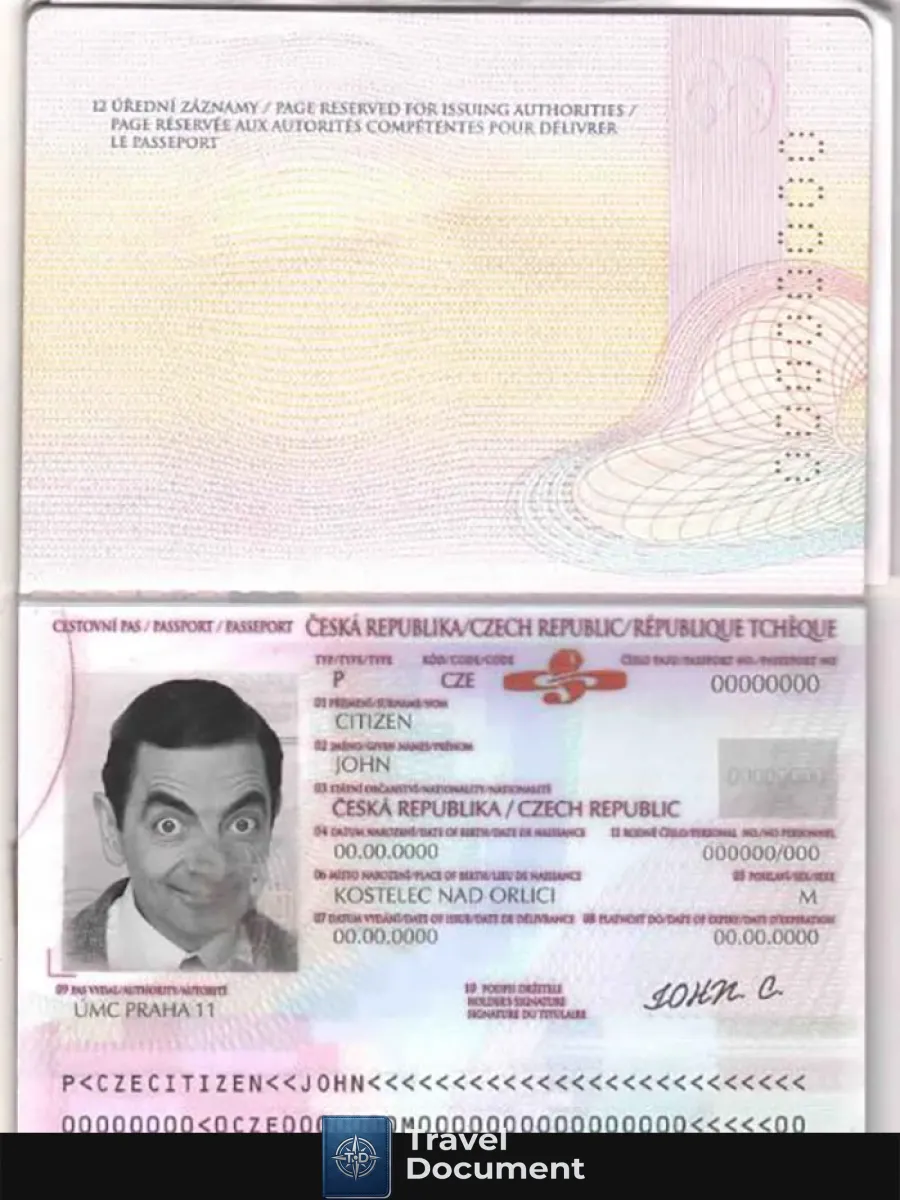Czech Passport — Passports