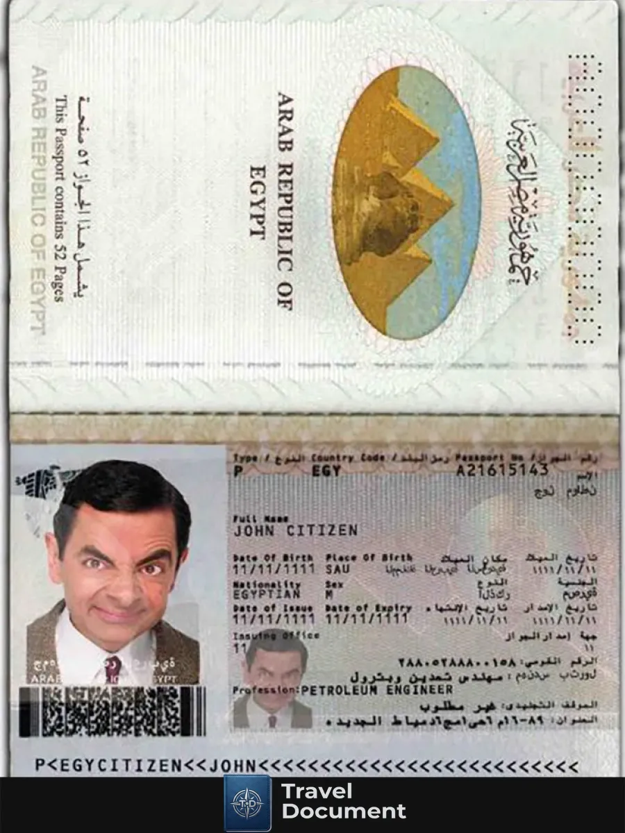 Egypt Passport — Passports