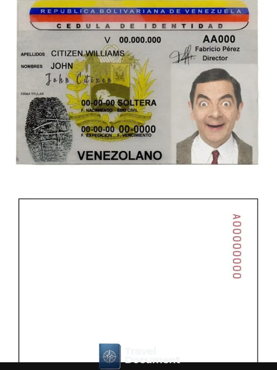 Venezuela Id — ID Cards