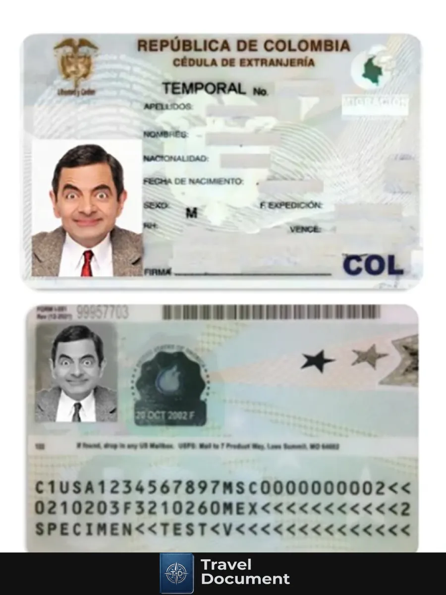 Colombia Residence Permit — Residence Permit