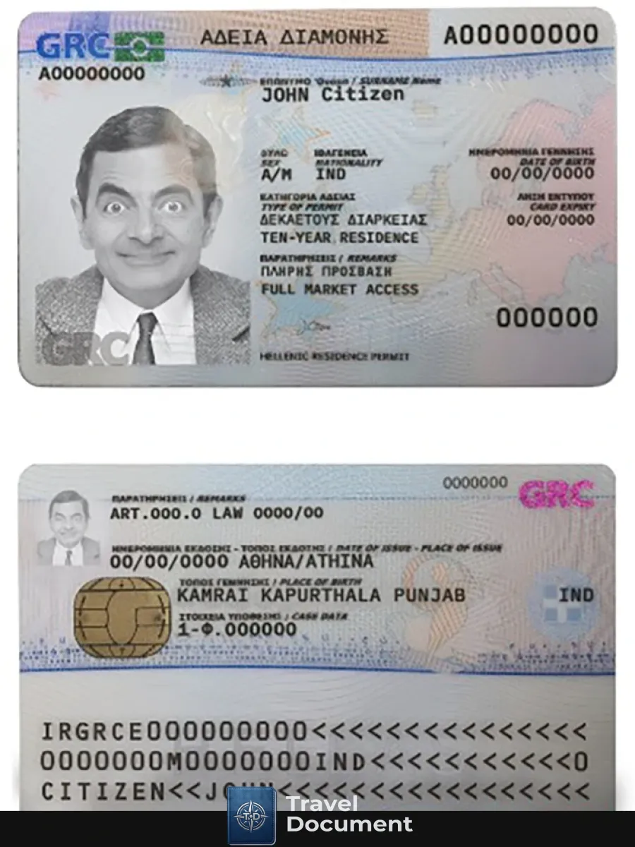 Greece Residence Permit — Residence Permit