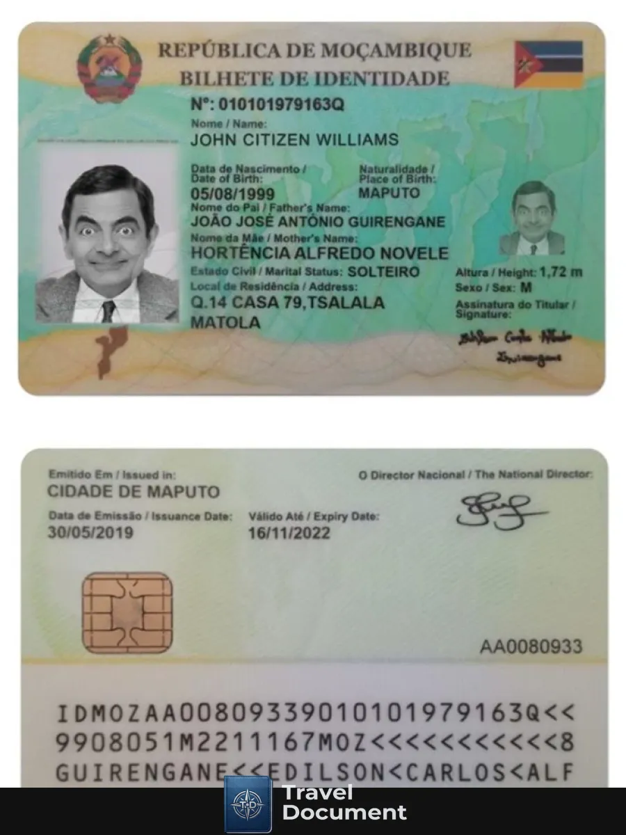 Mozambique Identity — ID Cards