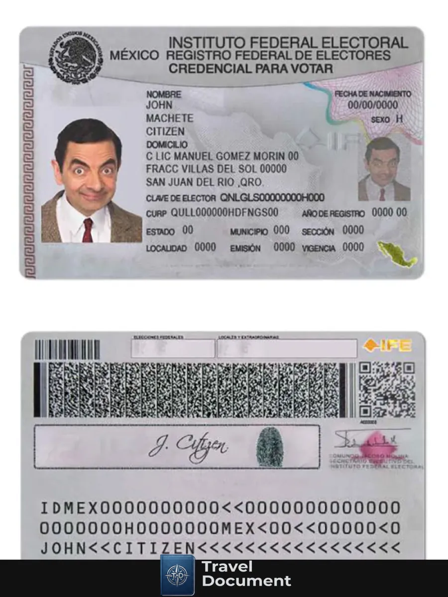 Mexico Id — ID Cards