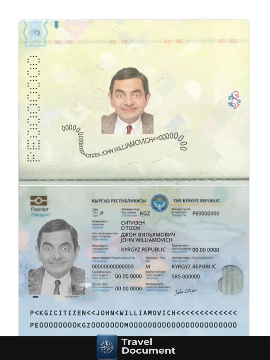 Kyrgyzstan Passport 2021 Present — Passports