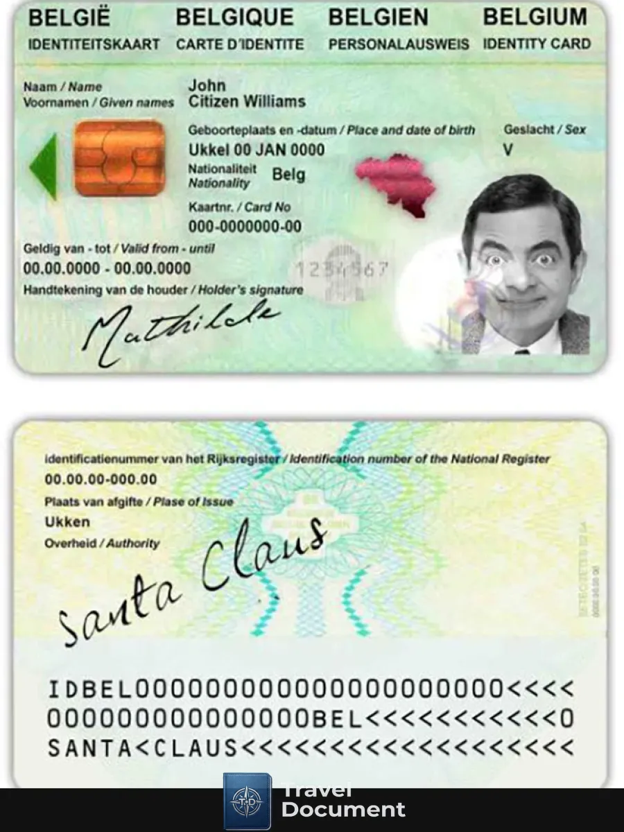 Belgium Id — ID Cards