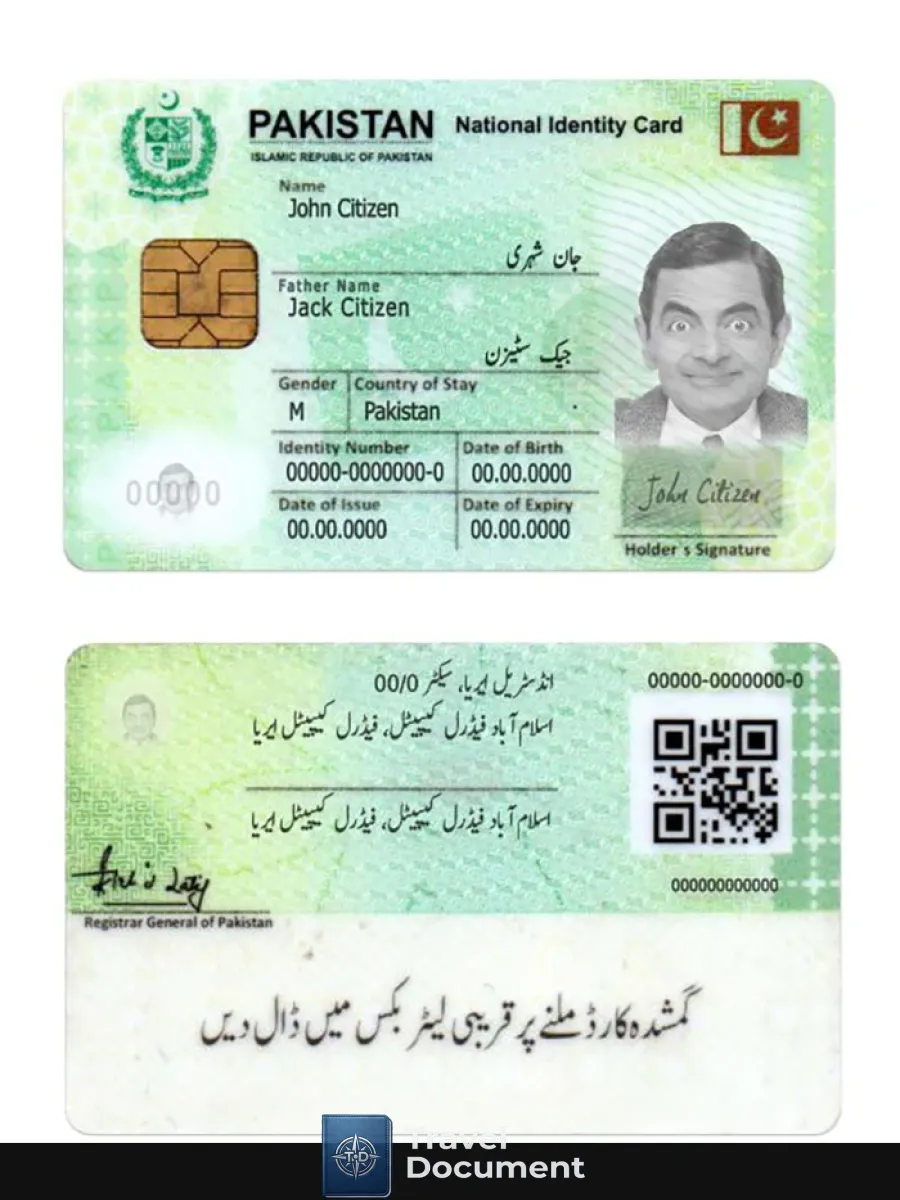 Pakistan National Id Card — ID Cards