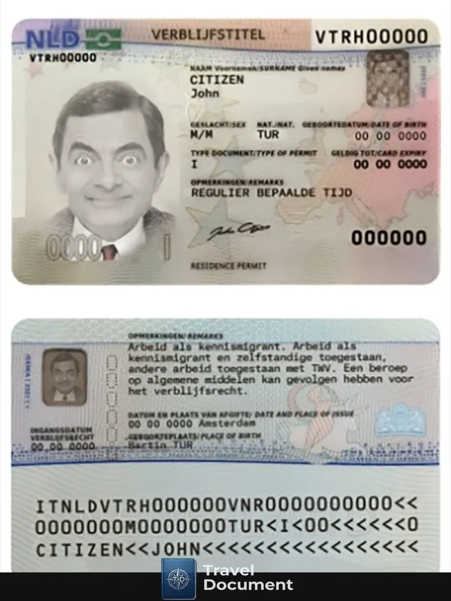 Netherland Residence Card