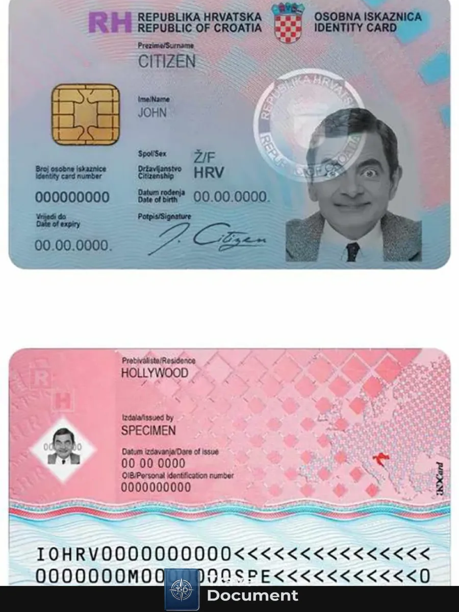 Croatia Id 1 — ID Cards