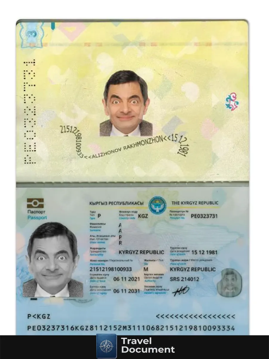 Kyrgyz Passport 2021 Present — Passports