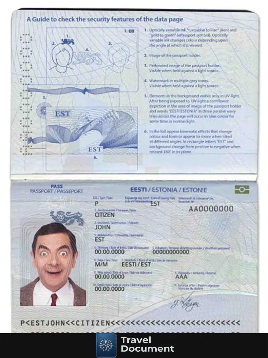 Estonia Passport — Passports