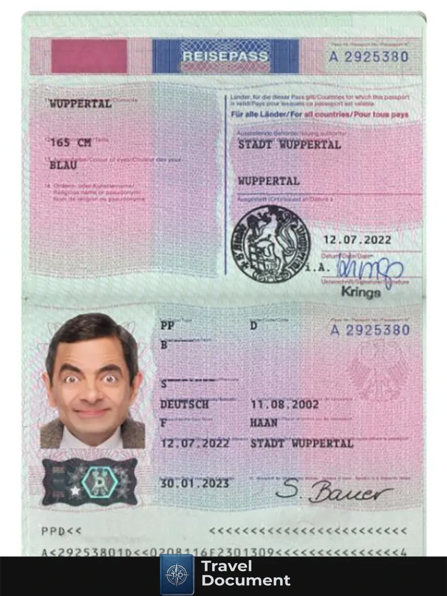 Germany Passport 2022 Present — Passports