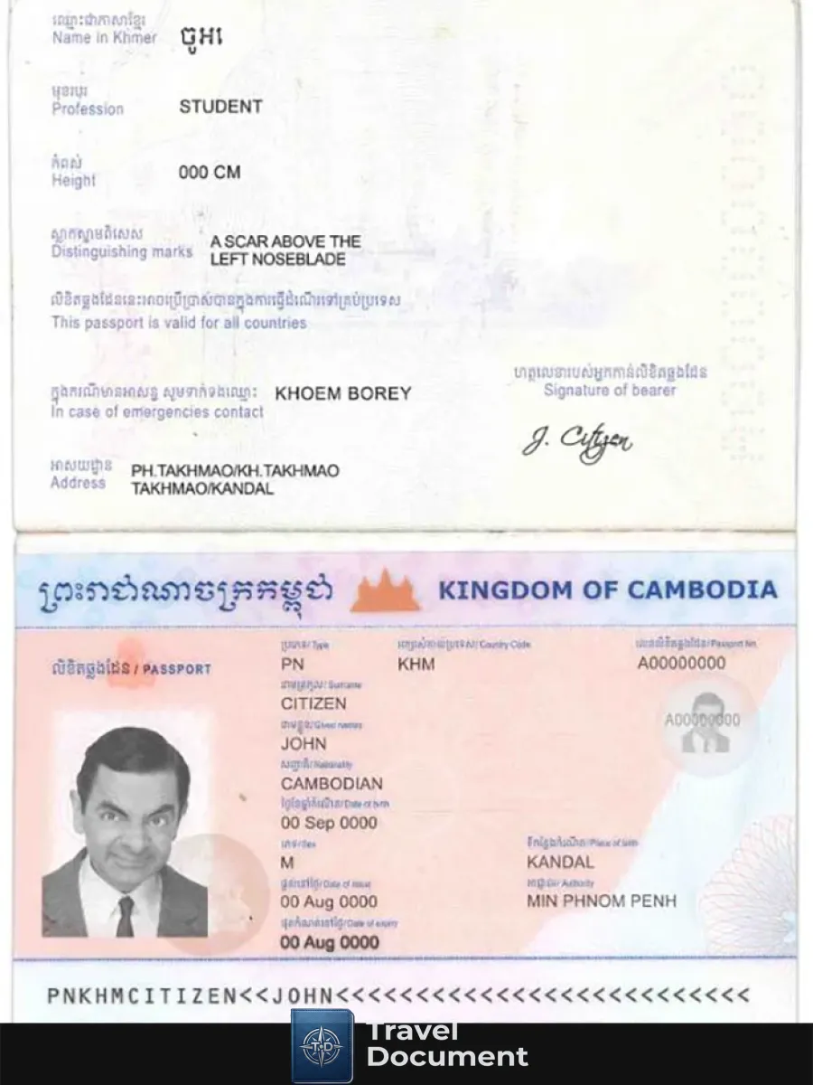 Cambodia Passport — Passports
