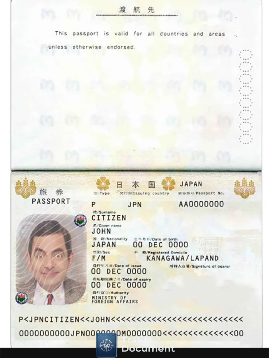 Japan Passport — Passports