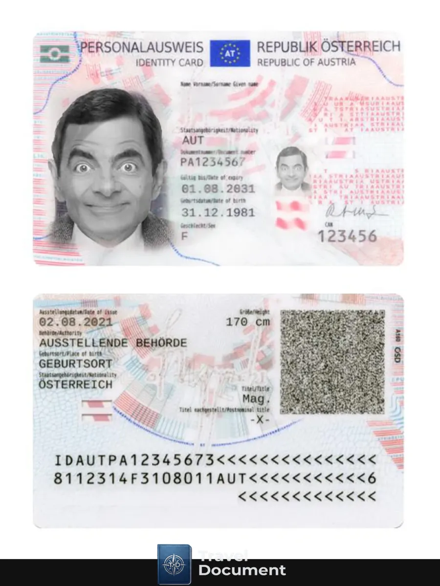 Austria Id 2021 Present — ID Cards